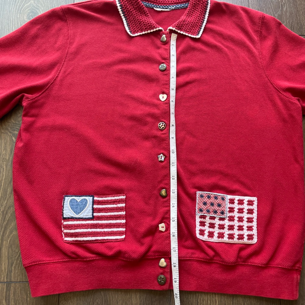 American Flag Button Down Shirt - image 8